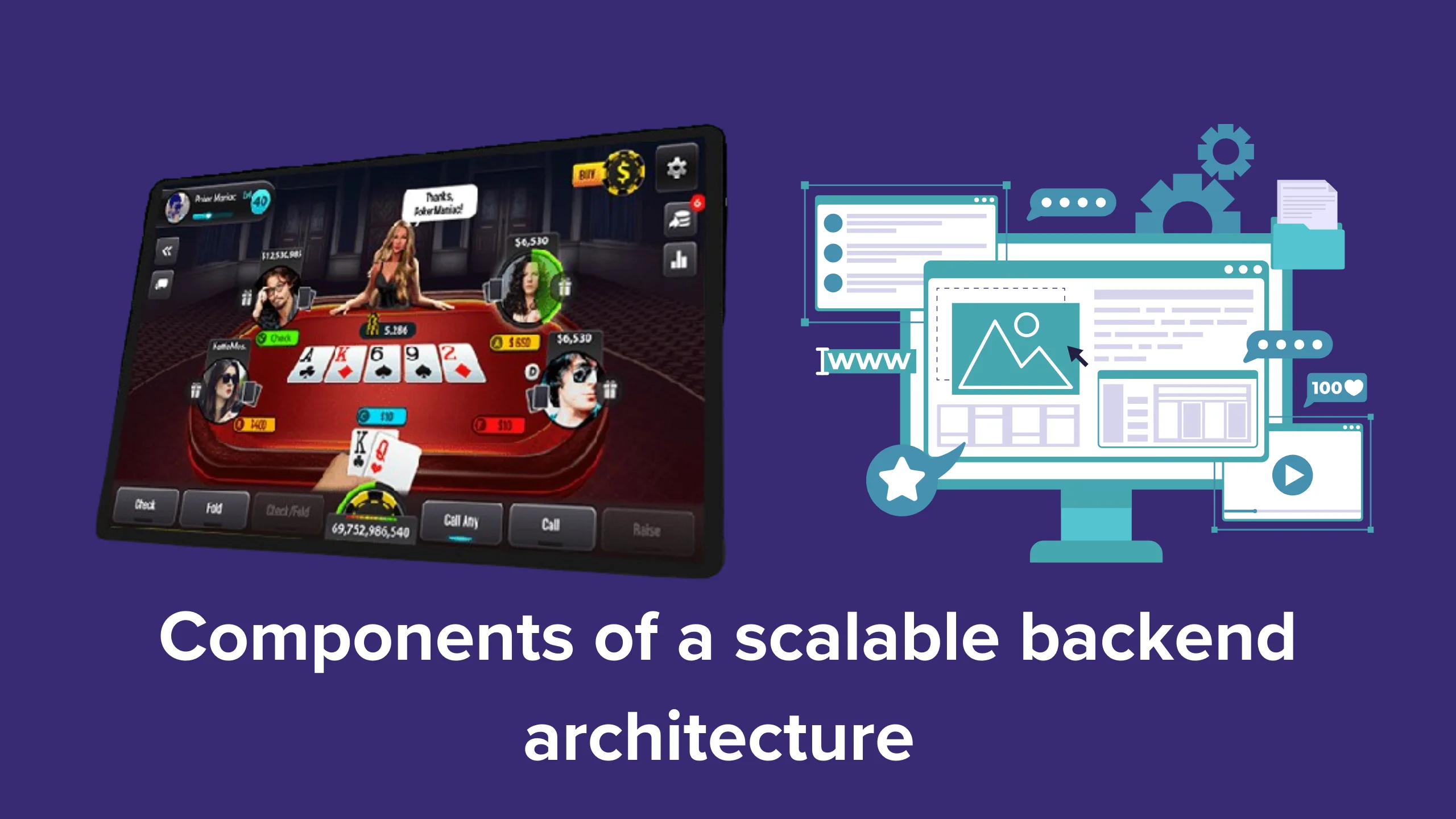 How can we build scalable backend architectures for poker game ...
